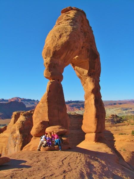 Taking Kids to Delicate Arch, Moab Utah